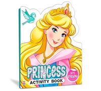 My First Princess Sticker Activity Book For Kids, Childern And Toddlers - Fun Activity With Coloring - Ages 3+ Years: Die Cut Princess Activity Book
