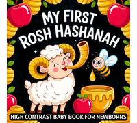 My first Rosh Hashanah High Contrast Baby Book for Newborns 0-12 Months: Simple Black and White Jewish New Year Images to Develop Baby's Eyesight | Cute Visual Stimulation Gift for Infants