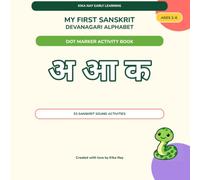 My First Sanskrit Devanagari Alphabet Dot Marker Activity Book