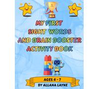 My First Sight Words & Brain Booster Activity Book: Fun Letter Tracing, Sight Words, Mazes, Connect-the-Dots, and Color-by-Number for Early Readers