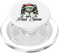 My First Snow Natale Cute Pupazzo di neve Inverno Natale PopSockets PopGrip per MagSafe