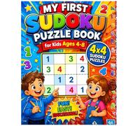 My First Sudoku Puzzle Book for Kids Ages 4-8: Easy 4x4 Logic Puzzles for Beginners | Fun Brain Games & Number Activities