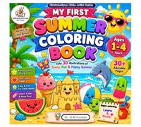 My First Summer Coloring Book: Big, Simple & Fun Summer Pictures for Toddlers Ages 1-4