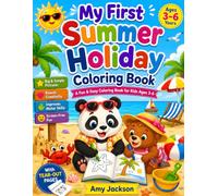 My First Summer Holiday Coloring Book: Jumbo Coloring Book for Kids Ages 3-6 | Easy and Fun Summer Vacation Coloring Pages