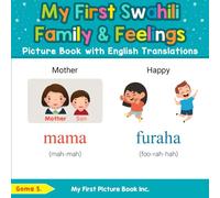 My First Swahili Family & Feelings Picture Book with English Translations