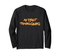 My First Thanksgiving Design Maglia a Manica