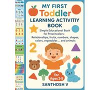 MY FIRST Toddler LEARNING ACTIVITY BOOK