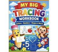 My First Tracing Book for kids Ages 3-5: Learn to Trace Lines, Shapes, Numbers, Drawings and Fun Activities.
