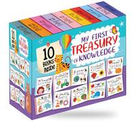 My First Treasury Of Knowledge: Library Boxset Of 10 Beautifully Picture & Activity Board Books For Preschool & Nursery - Childrens Book , Gift For ... Learners: My First Treasury Of Knowledge