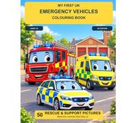 My First UK Emergency Vehicles Colouring Book