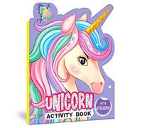 My First Unicorn Sticker Activity Book For Kids, Childern And Toddlers - Fun Activity With Coloring - Ages 3+ Years: Die Cut Unicorn Activity Book
