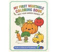 My First Vegetable Coloring Book