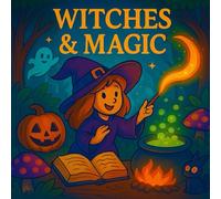 My first WITCH COLORING BOOK - Magical coloring fun for children!: Halloween coloring book for children ages 3