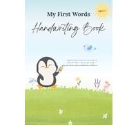 My First Words Handwriting Book: Tracing Alphabet & Words Practice