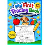 My First Words Tracing Book Ages 3-5: Learn to Trace & Write First Words | Fun Preschool Workbook