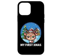 My First Xmas Natale Cute Reindeer Inverno Natale Custodia per iPhone 12 mini
