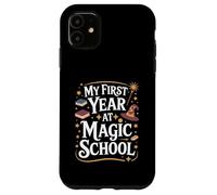My First Year at Magic School 1st Grade Wizard Boys Girls Custodia per iPhone 11
