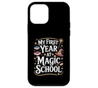 My First Year at Magic School 1st Grade Wizard Boys Girls Custodia per iPhone 12 mini