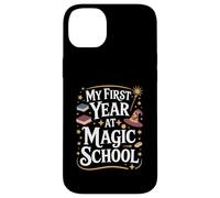 My First Year at Magic School 1st Grade Wizard Boys Girls Custodia per iPhone 14 Plus