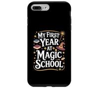 My First Year at Magic School 1st Grade Wizard Boys Girls Custodia per iPhone 7 Plus/8 Plus