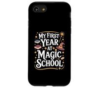My First Year at Magic School 1st Grade Wizard Boys Girls Custodia per iPhone SE (2020) / 7 / 8