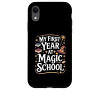 My First Year at Magic School 1st Grade Wizard Boys Girls Custodia per iPhone XR