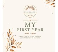 My First Year Baby Memory Book: Minimal Modern First 12 Months Keepsake Journal for Milestones, Photos & Memories | Gender-Neutral Baby Book for Boys ... milestones, photos, & precious memories