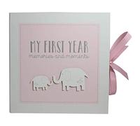 My First Year Record Book Petit Cheri Collection Gift - Pink Baby Girl 5338