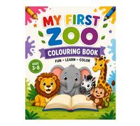 My first zoo coloring book