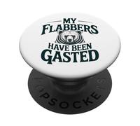 My Flabbers Have Been Gasted Bear Funny Bear Sublimazione PopSockets PopGrip Adesivo