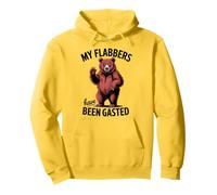 My Flabbers Have Been Gasted Funny Meme Quote Bear Felpa con Cappuccio