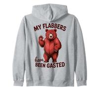 My Flabbers Have Been Gasted Funny Meme Quote Bear Felpa con Cappuccio