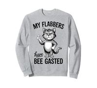 My Flabbers Have Been Gasted Funny Meme Quote Cat Felpa