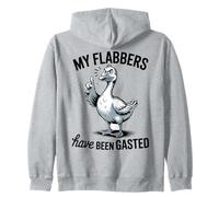My Flabbers Have Been Gasted Funny Meme Quote Goose Felpa con Cappuccio