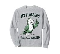 My Flabbers Have Been Gasted Funny Meme Quote Parrot Felpa