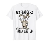 My Flabbers Have Been Gasted Funny Meme Quote Rabbit Maglietta