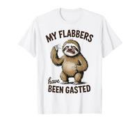 My Flabbers Have Been Gasted Funny Meme Quote Sloth Maglietta