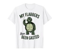 My Flabbers Have Been Gasted Funny Meme Quote Turtle Maglietta