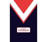 My footy notebook: Track your team, stats and footy insights - a bold journal for coaches and true fans (100 pages, 12.85cm x 19.84cm)