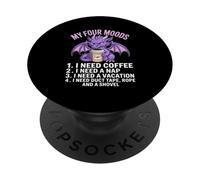 My four moods describe life perfectly PopSockets PopGrip Adesivo