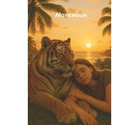 My Friendly Tiger: Ruled Journal Notebook | 6 x 9 inches | 160 pages | For Kids, Teens, Adults and Animal Lovers