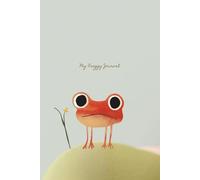 My Froggy Journal - Cute Aesthetic 6x9 Lined Notebook for Girls, Women & Kids | 120 Page Green Frog Diary, Kawaii Animal Journal, A5 Size with 100 GSM Paper