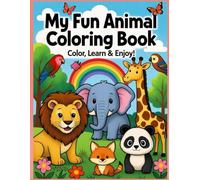 MY FUN ANIMAL COLORING BOOK