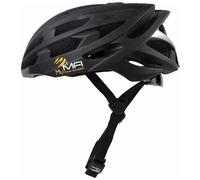 my future innovation - Caschetto Da Bici Nero Metallizzato Con Luci Led : Frontali Bianche E Posteriori Rosse. Taglia L