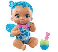 My Garden Baby GYP01 Berry Hungry Baby Butterfly Doll (30-cm / 12-in), Blueberry-Scented with Color-Change Spoon & Cup, Great Gift for Kids Ages 2Y+, Multicolor