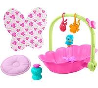 My Garden Baby- Lettino e Vaschetta delle Farfalle 2-in-1 (28 cm), con Tanti Accessori, Giocattolo per Bambini 2+Anni, HBH46