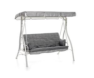 My_garden Zanzibar Dondolo, Bianco, 3 Posti Large