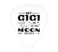 My Gigi Loves Me To The Moon Back Plettri per chitarra Plettri per chitarra basso 12 pezzi