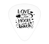 My Gigi Loves Me To The Moon Back Plettri per chitarra Plettri per chitarra basso 12 pezzi