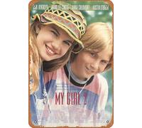 My Girl 2 1994 Targa in metallo retrò decorazione da parete 30,5 x 20,3 cm poster film look vintage